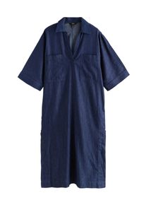 next Blusenkleid Damen Gr&ouml;&szlig;e 48 dunkelblau Sommerkleid