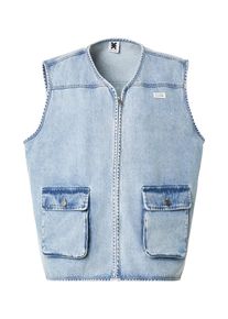 Karo Kauer Weste Damen Gr&ouml;&szlig;e S/M hellblau