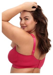 sheego BH Damen Gr&ouml;&szlig;e 85 dunkelgrau / himbeer