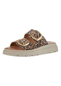 Tamaris Pantolette Damen Gr&ouml;&szlig;e 42 braun / hellbraun / schwarz