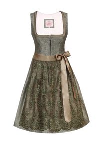 Marjo Dirndl 'Merching' Damen Gr&ouml;&szlig;e 40 gr&uuml;n / oliv / schilf / dunkelgr&uuml;n