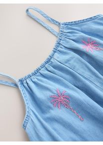 next Overall M&auml;dchen Gr&ouml;&szlig;e 110 blue denim / rosa