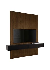 Invivus Wohnwand , Schwarz , Holzwerkstoff , furniert , 2 Schublade(n) Schubladen , 183.2x233.3x39.6 cm , Goldenes M , individuell planbar, Beim&ouml;bel erh&auml;ltlich, umfangreiches Zubeh&ouml;r erh&auml;ltlich, in verschiedenen Holzdekoren erh&auml;ltlich , Wohnzimmer, Wohnw&auml;nde, Komplette Wohnw&auml;nde