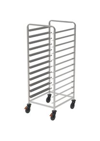 Tablettwagen, mit Abweiserollen, LxBxH 648 x 739 x 1641 mm