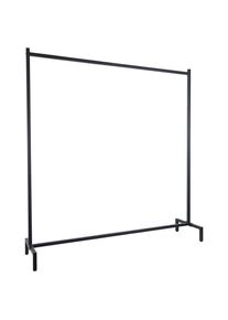 Xora Garderobenst&auml;nder , Schwarz , Metall , 150.5x158.5x38 cm , standfeste F&uuml;sse , Garderobe, Garderobenst&auml;nder