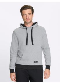 Witt Herren Sweatshirt, hellgrau-meliert, Gr&ouml;&szlig;e 48/50, 93% Baumwolle, 7% Polyester