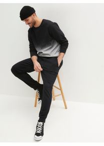 Witt Herren Freizeitanzug mit elastischen B&uuml;ndchen, schwarz-hellgrau, Gr&ouml;&szlig;e 52/54, 60% Baumwolle, 40% Polyester