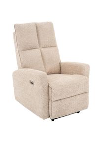 Livetastic Relaxsessel , Beige , Metall, Textil , 75x110x88 cm , Relaxfunktion , Wohnzimmer, Sessel, Relaxsessel