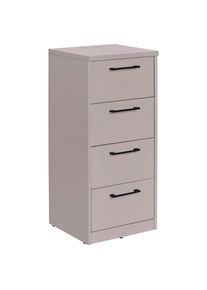 Xora Kommode , Kaschmir , Kunststoff , 4 Schublade(n) Schubladen , 38x84x36 cm , Typenauswahl , Kleinm&ouml;bel, Kommoden, Kommoden