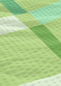 Seersucker-Bettw&auml;sche in gr&uuml;n, 135x200 cm, bonprix