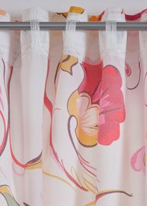 Gardine aus recyceltem Polyester (1er Pack) in bunt, 145x135 cm, bonprix