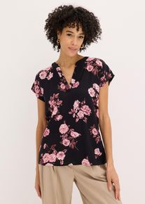 Tunika aus Viskose in schwarz, Gr&ouml;sse 52, bonprix