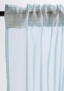 Gardine mit Farbverlauf (1er Pack) in blau, 145x140 cm, bonprix