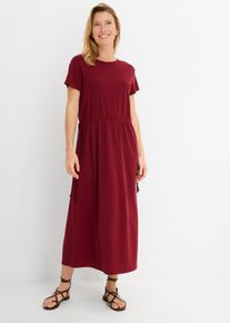 Shirtkleid aus weichem Piqu&eacute; in rot, Gr&ouml;sse 52/54 (XXL), bonprix
