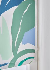 Verdunkelungsrollo mit Druck in blau, 150x45 cm, bonprix