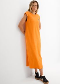 Shirtkleid aus reiner Bio-Baumwolle in orange, Gr&ouml;sse 44/46 (L), 100% Baumwolle, bonprix