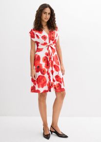 Jerseykleid in beige, Gr&ouml;sse 36/38 (S), bonprix