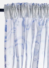 Gardine mit nachhaltigem Polyester (1er Pack) in blau, 145x144 cm, bonprix