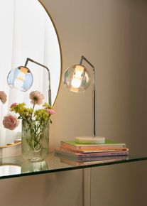 Vase oval in gr&uuml;n, 18x13 cm, bonprix