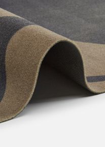 Waschbarer Teppich mit nat&uuml;rlichem Design in gr&uuml;n, 45x90 cm, bonprix