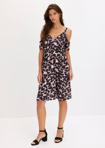 Minikleid mit offenen Schultern in braun, Gr&ouml;sse 36/38 (S), bonprix