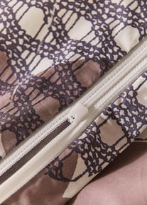 Perkal-Bettw&auml;sche in beige, 135x200 cm, 100% Baumwolle, bonprix