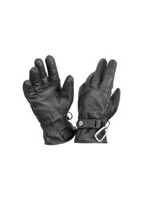 Pearlwood, Herren, Pearlwood Lederhandschuhe &raquo;Hooker&laquo; Verstellbarer Lederriegel mit Original Pearlwood Druckknopf, schwarz, 9, 100% echtes Rindleder 