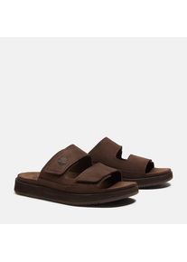 Timberland, Herren, Sandale &raquo;CASCO COVE SLIDE SANDAL&laquo; aus Premium Nubuk-Leder, dk brn suede, 47,5, Modische Sandale von Timberland