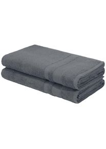 Goodproduct, GOODproduct Saunatuch &raquo;Vanessa, als Set und Serie erh&auml;ltlich, 2 Saunat&uuml;cher, 80x200cm&laquo; Handt&uuml;cher mit Bord&uuml;re, 100% Baumwolle, einfarbig,