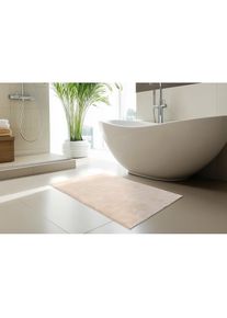 Kayoom, Badematte &raquo;Badematte Fresh Step 525&laquo; Kurzflor, beige, Polyester, 1 Stk.
