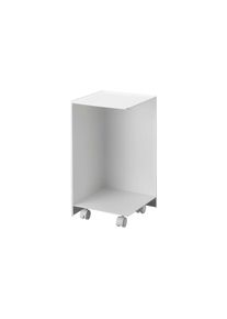 Yamazaki, Toilettenpapierhalter &raquo;Tower mit Rollen 23,5 x 43 cm&laquo;, wei&szlig;, Metall