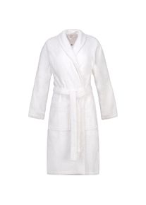 Esprit, Unisex-Bademantel &raquo;Mono, ideal f&uuml;r Sauna & Spa, Hotelbademantel, Morgenmantel&laquo; mit G&uuml;rtel, 1 Stk. mit Schalkragen & Logostickerei, wei&szlig;, 