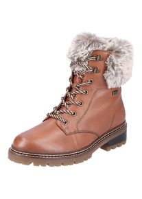 Remonte, Unisex, Winterboots &raquo;ELLE-Collection&laquo; mit Kontrastnaht, braun, kombiniert, 41, Winterboots mit wasserabweisender TEX-Membrane