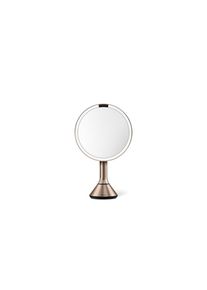 simplehuman, simplehuman Kosmetikspiegel &raquo;Sensor&laquo;, rosegold, Edelstahl, B/H/T: 38,4 cm &Oslash; 20 cm