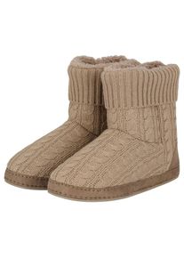 Xq Footwear, Unisex, XQ Footwear Hausboots komfortable und langlebig, taupe melange, 41/42, Eleganten Pantoffeln von Apollo - kombinieren 