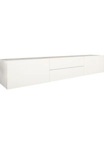 borchardt M&ouml;bel Borchardt M&ouml;bel, borchardt M&ouml;bel Lowboard &raquo;Sophia, TV-Schrank Breite 200 cm&laquo; 2 Klappen und 2 Schubk&auml;sten, stehende oder h&auml;ngende Montage, wei&szlig; matt, 