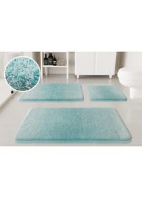 Goodproduct, GOODproduct Badematte &raquo;Utta&laquo; H&ouml;he 25 mm rutschhemmend beschichtet schnell trocknend Badteppich, getuftet, mit modernem Farbverlauf, 