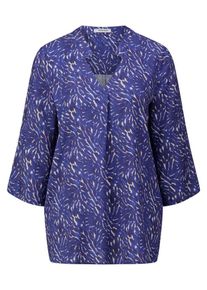 Peter Hahn - Long-Bluse, blau, Gr. 48, Viskose