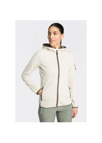 CMP, Unisex, CMP Strickfleecejacke f&uuml;r sportliche Aktivit&auml;ten und Outdoor, &Uuml;bergangsjacke, cream, off wh, 42, Strickfleecejacke f&uuml;r vielseitige 