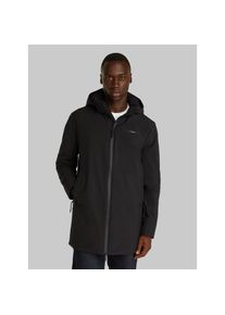 Calvin Klein, Herren, Regenmantel &raquo;TECHNICAL NON-QUILT PARKA&laquo; mit Logoprint, ck schwarz, S, Mantel von Calvin Klein