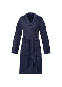 Esprit, Unisex-Bademantel &raquo;Mono, ideal f&uuml;r Sauna & Spa, Hotelbademantel, Morgenmantel&laquo; mit G&uuml;rtel, 1 Stk. mit Schalkragen & Logostickerei, navy blau, 