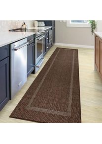 Goodproduct, GOODproduct Teppich &raquo;Venedig Bord&uuml;re auch als L&auml;ufer erh&auml;ltlich&laquo; rechteckig 3 mm H&ouml;he In- und Outdoor geeignet, Sisal-Optik, Wetterfest &