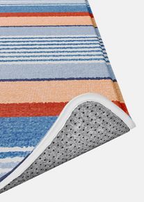 Tapis de bain &agrave; m&eacute;moire de forme en bleu2 (Tapis pour WC suspendu), Couleur/Motif: bleu ray&eacute;, bonprix