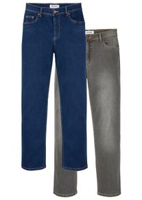 Catamaran Witt Herren 5-Pocket-Jeans mit Used-Effekt, blue-stone-washed, Gr&ouml;&szlig;e 60, 98% Baumwolle, 2% Elasthan