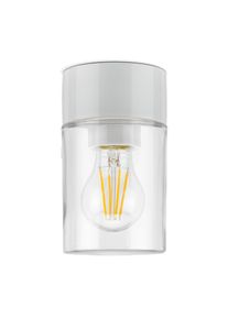 If&ouml; Electric Wand- und Deckenleuchte Zylinder Drei Wei&szlig;/Klar