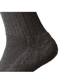 Hirsch Natur Wollsocke mit Walkfilzsohle Anthrazit 44-45