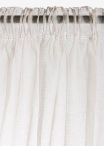 Gardine mit feiner Struktur (1er Pack) in beige, 145x135 cm, bonprix