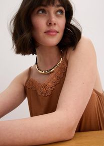 Choker mit Metallelement in goldfarben, Gr&ouml;sse Onesize, bonprix