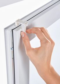 Sichtschutzrollo mit Leinen-Struktur in beige, 150x45 cm, bonprix