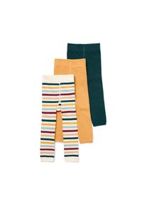 Tchibo - 3 leggings en maille pour enfant - Enfants - taille: 110/116 - multiple/vert